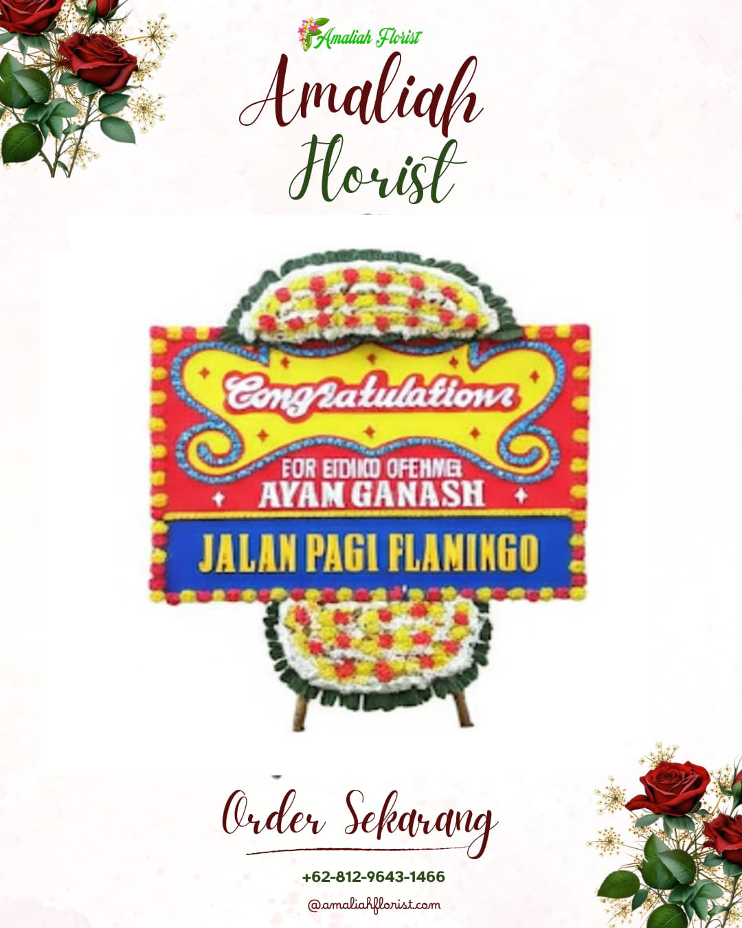 Sewa Papan Bunga Banjar